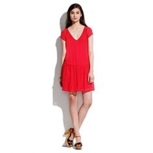 Attic and Barn for Madewell Pink Silk Shift Dress - Picture 3 of 5